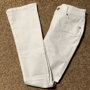*BOGO* Inc Tummy Control Boot Leg White jeans 0P